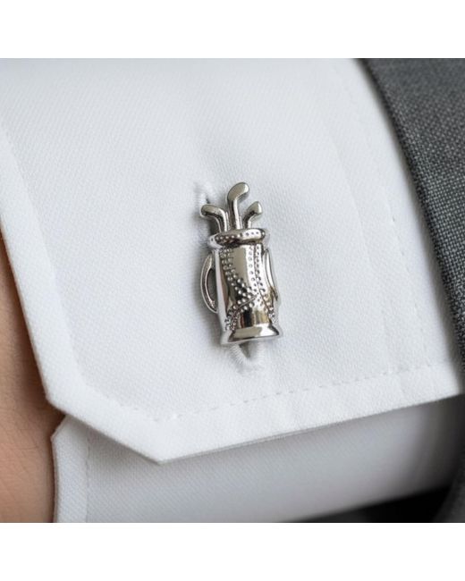 Latelita London Metallic Golf Clubs Cufflinks for men
