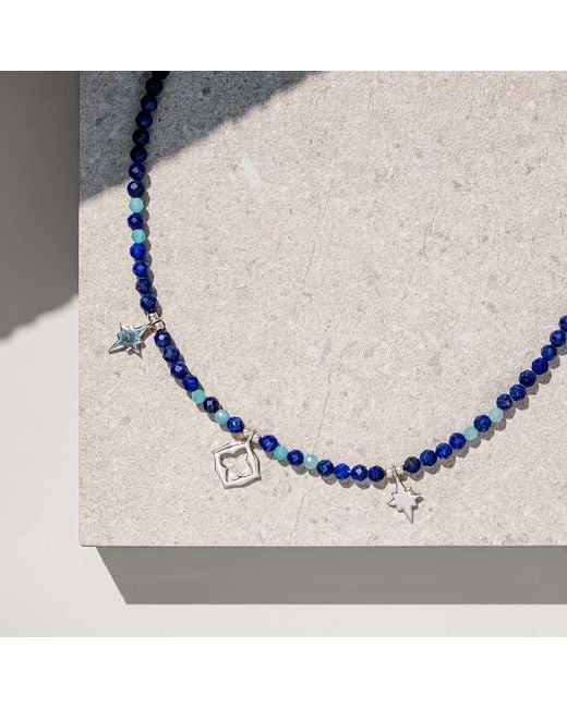 Charlotte's Web Jewellery Essaouira Blues Beaded Necklace