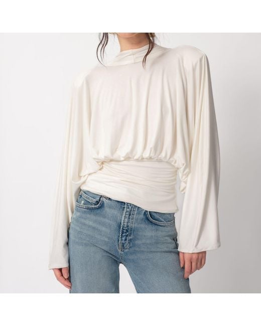 Concepto White Lila Fluid Top
