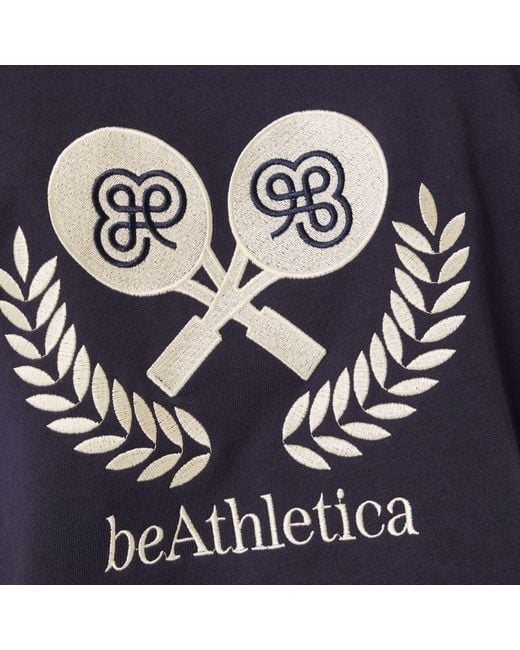 Be Athletica Blue Varsity Athletica Full-Zip Sweatshirt