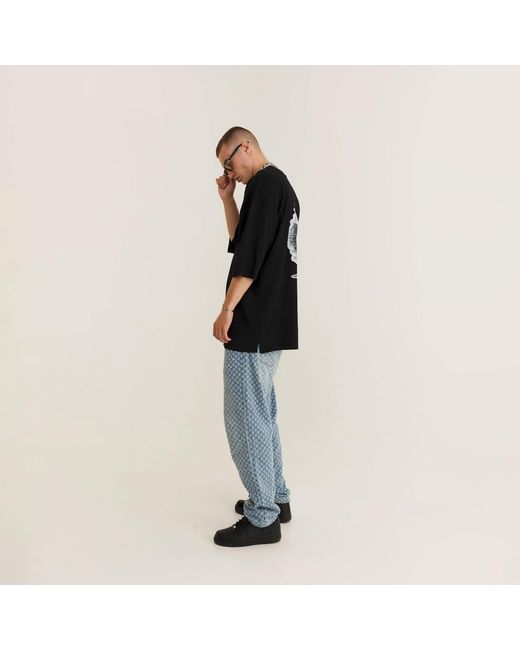 mysimplicated Blue Oversized T-Shirt for men