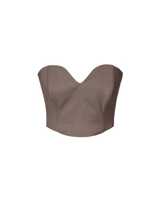 AGGI by HALEWSKI Brown Lara Melange Corset