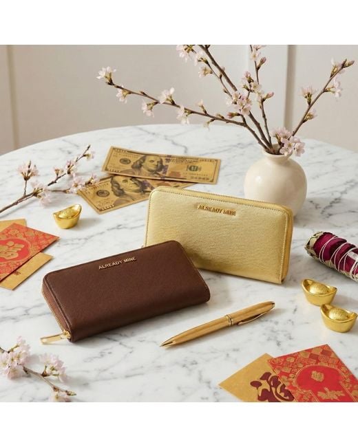 Already Mine Ny Brown Manifestation Wallet – Stability & Grounding