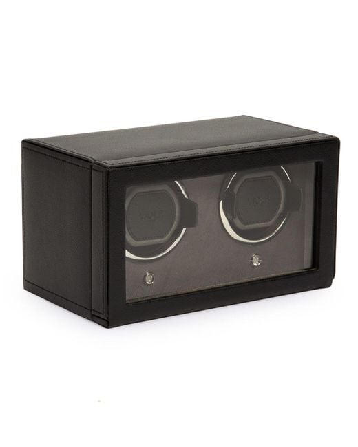 Wolf Black Cub Double Watch Winder