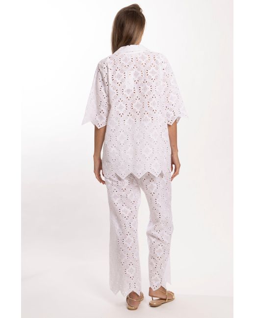 Bindu White Amara Pants