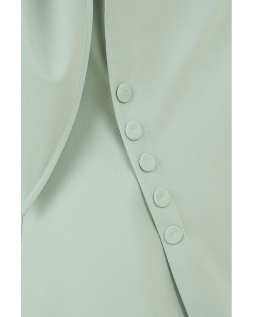 Nocturne Blue Shoulder Tie Blouse