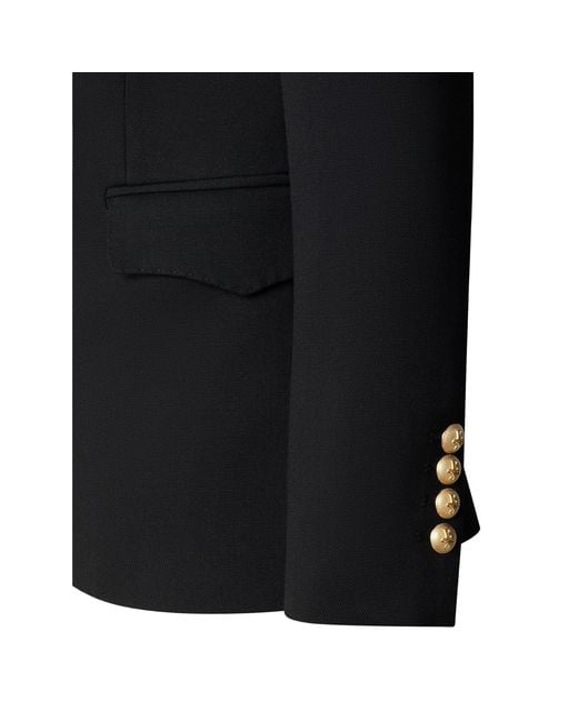 The Extreme Collection Black Double-Breasted Blazer Garcia Vintage 02
