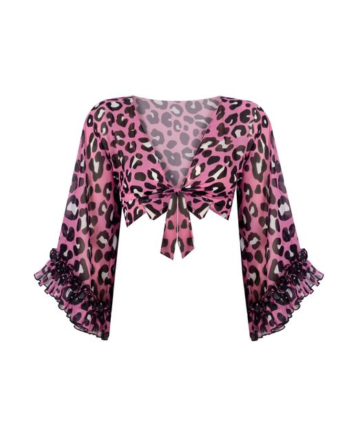 Nur Karaata Purple Leo Top