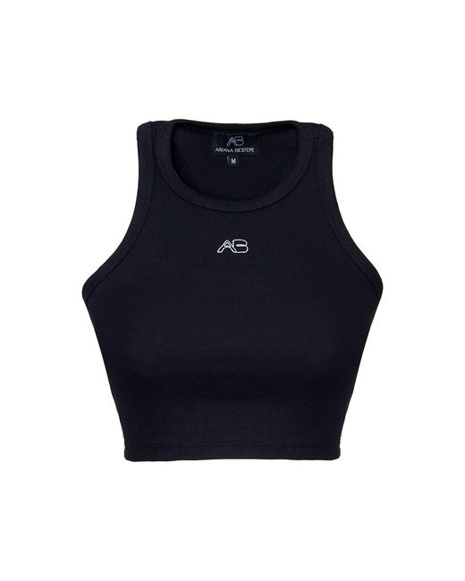 Ariana Bestepe Blue Amara Crop Top