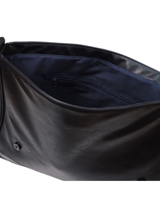 Storm Black Atlas Panelled Messenger for men