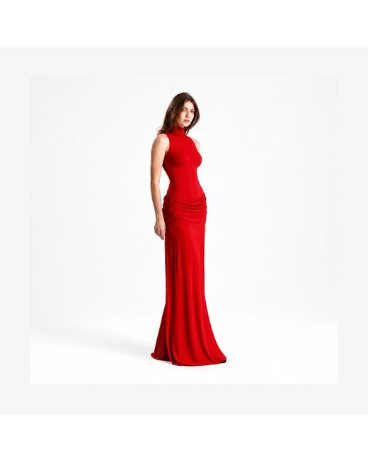 Maison De Gala Red Isadora Crimson Gown