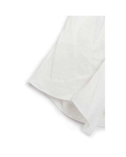 Nocturne White Shawl-Designed Blouse