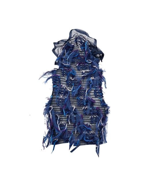Sarah Regensburger Blue Goddess Summer Top Denim