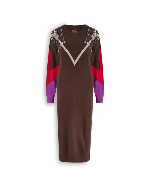 Maison Wanda Red Sports Luxe Dress