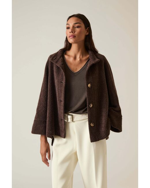 James Lakeland Brown Batwing Jacket