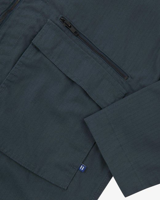 Uskees Blue Ripstop Field Jacket for men