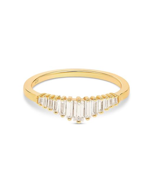 Esterah Metallic Radiant Baguette Ring