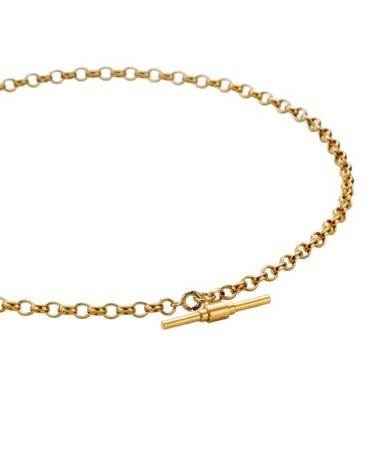 Posh Totty Designs Metallic Plated Chunky T Bar Necklace