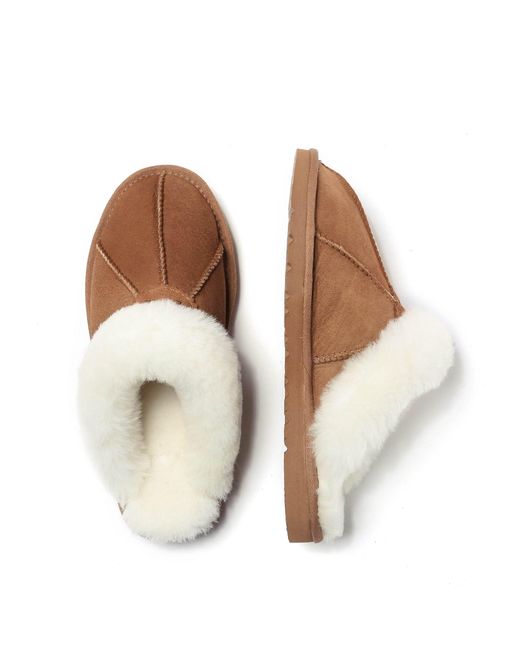 EverAu Australia Brown Magpie Slippers for men