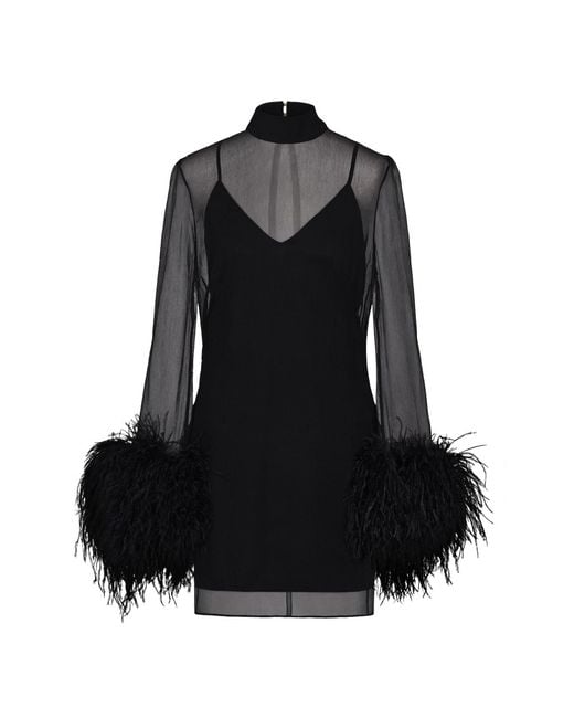 Anse Victorin Black Céline Silk Dress