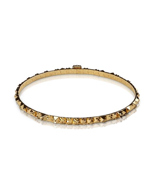Kasun Metallic Lost Pilgrim Choker Necklace
