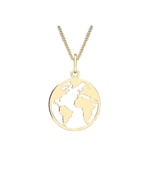 Posh Totty Designs Metallic Gold Globe Pendant Necklace for men