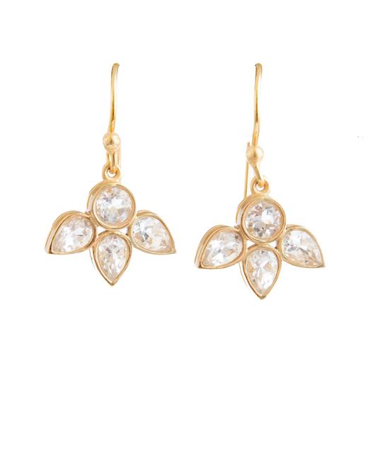 Christina Greene Metallic Leslie Crystal Earrings