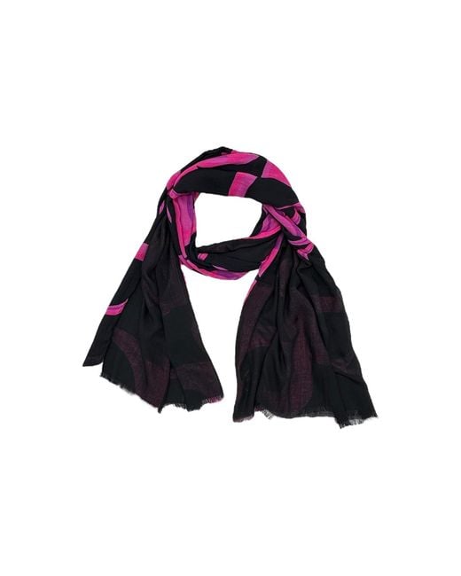 Julia Clancey Purple Jcjc Modal Reversible Scarf
