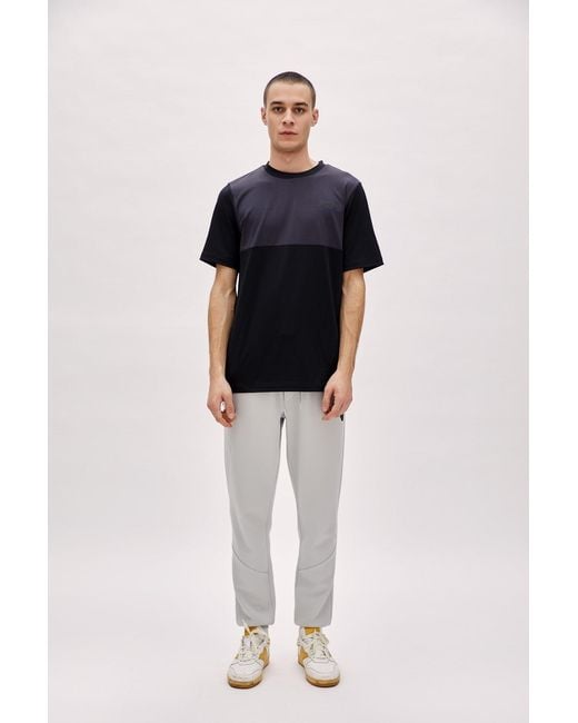 Pcfg Black Panelled Running Tee for men