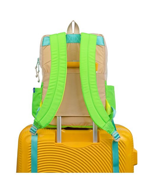 Mokuyobi Green Neon Seas Flyer Backpack