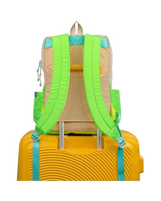 Mokuyobi Green Neon Seas Flyer Backpack