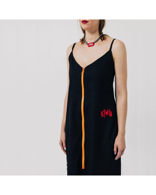 King Naked Black Fearlessly Strappy Dress