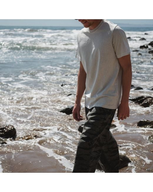 Ariko White Sandstone Beach T-Shirt for men