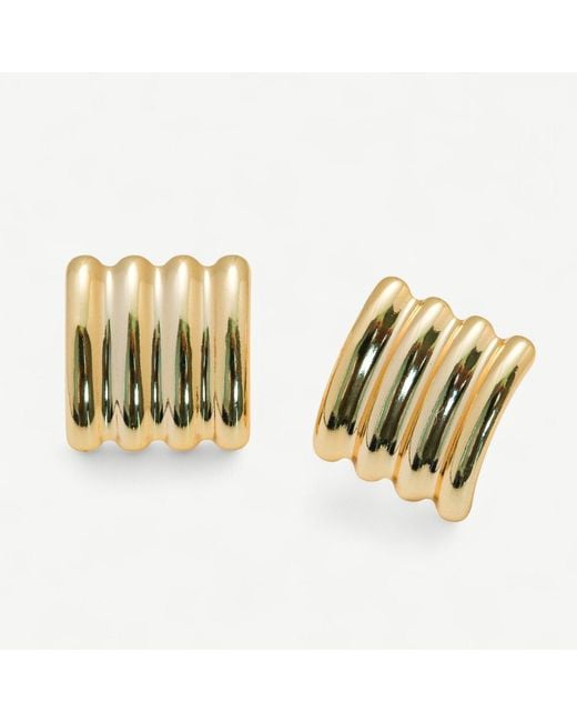 Miss Cecilia Metallic Classic Bar Studs