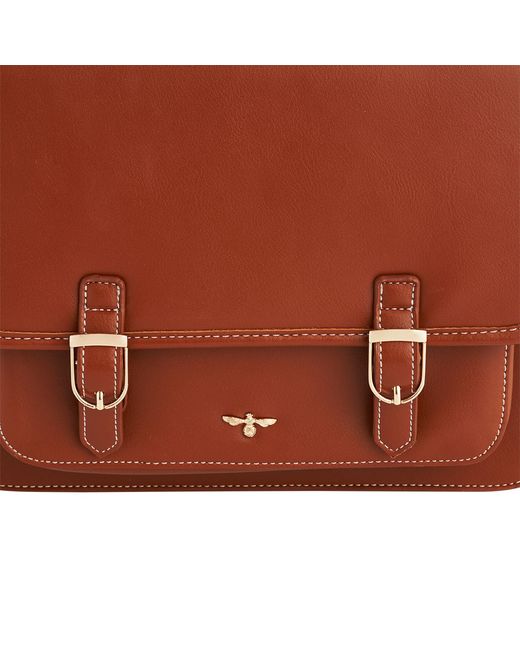 Fable England Brown Tan Classic Satchel