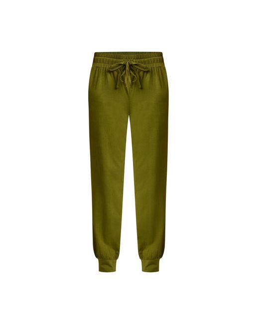 Known Supply Green Drawstring Cotton Joggers
