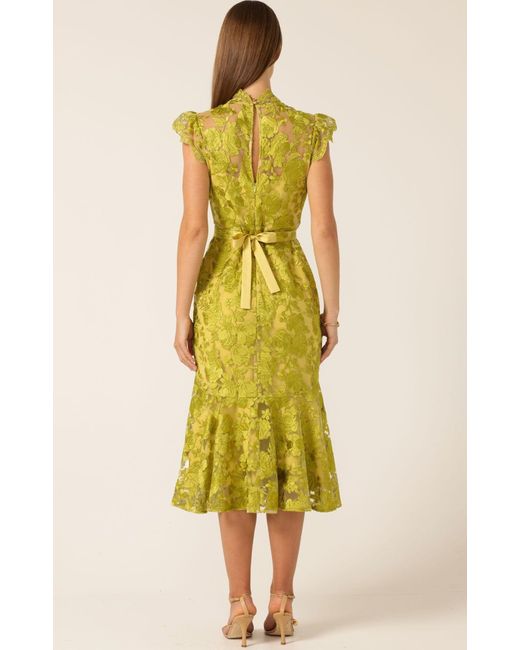 SACHA DRAKE Yellow Delphine Dress