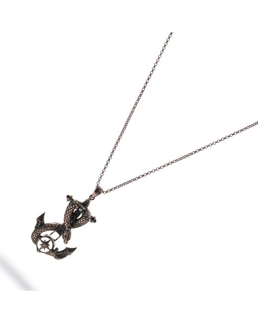 Ebru Jewelry Metallic Ocean Guardian Sterling Necklace