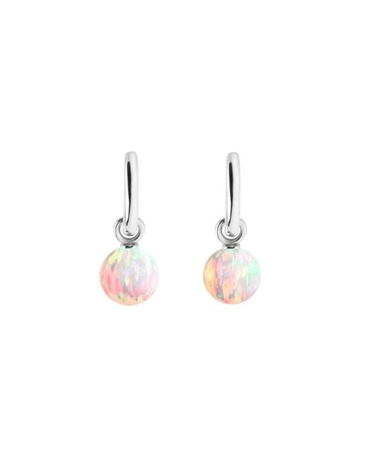 Ora Pearls Multicolor Aetia Sun Opal Hoop Earrings