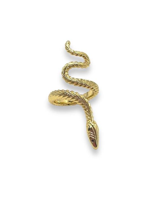 Jagged Halo Jewelry Metallic Serpent Ring