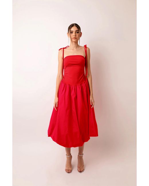 Amy Lynn Red Alexa Cherry Puffball Dress