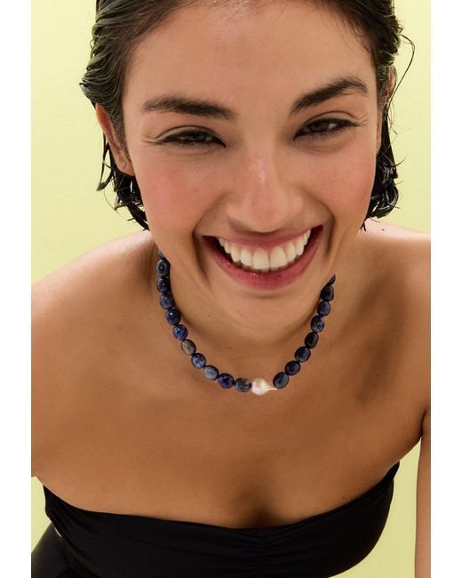 Lavani Jewels Blue Necklace Nereida