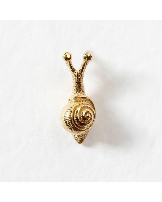 Lee Renee Metallic Baby Snail Lapel Pin for men
