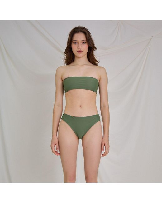 Aulala Paris Multicolor Summer Blossom Reversible Bandeau Bikini