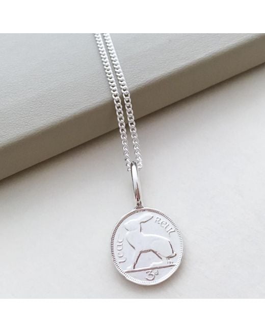 Katie Mullally Metallic Irish 3D Coin Necklace