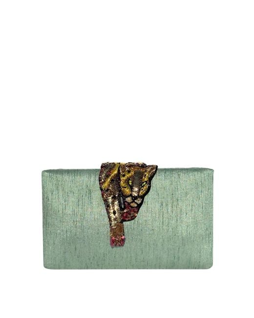 Simitri Green Sage Raaka Clutch