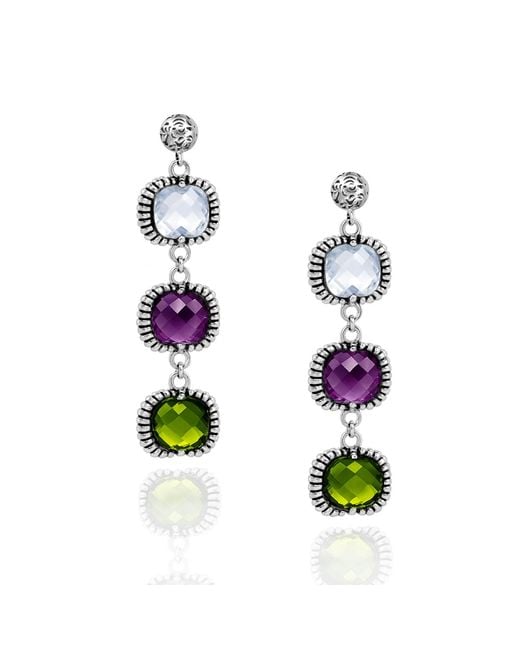 Unaloe Green Dangle Earrings