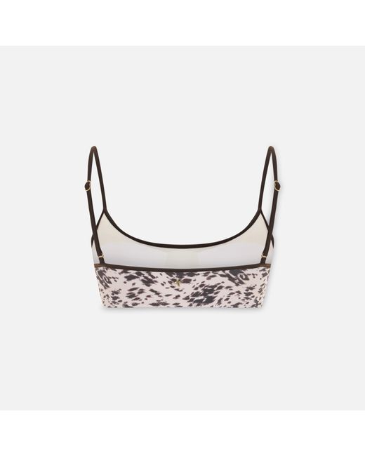 Pcfg Brown The Solar Reflections Scoope Bikini Top