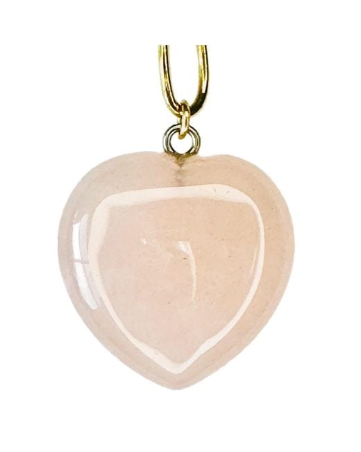 Lexi Jewelry Metallic Link Chain & Rose Quartz Heart Necklace