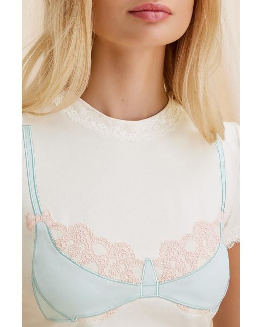 Scarlett Gasque White Daydream Reveal Tee